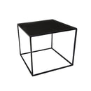 Coffe table FERRO Nero o Bianco 60x60 h. 45cm