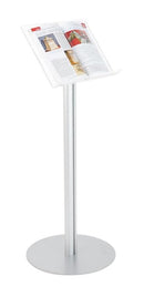 Leggio con portalibro in Plexiglass formato A3 h. 115 cm