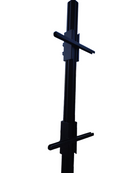 Palina nera h. 200 cm per cartelli qualsiasi formato