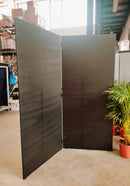 Separè in Legno verniciato Nero 170x185