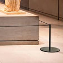 Palina museo nera h. 45 cm con cordino Rosso o Nero
