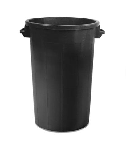 Bidone nero 100 lt