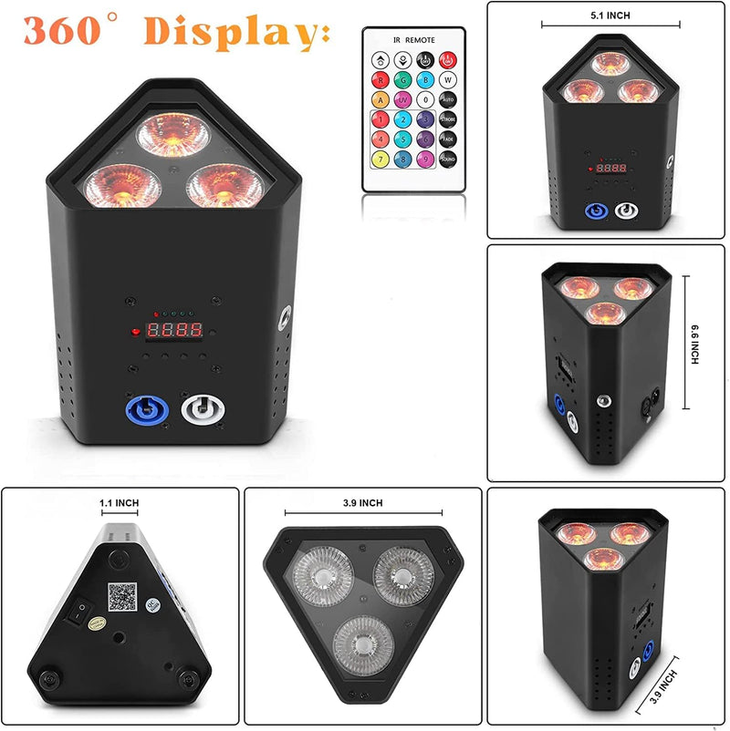 Faretto Smartbat LED da terra a batteria
