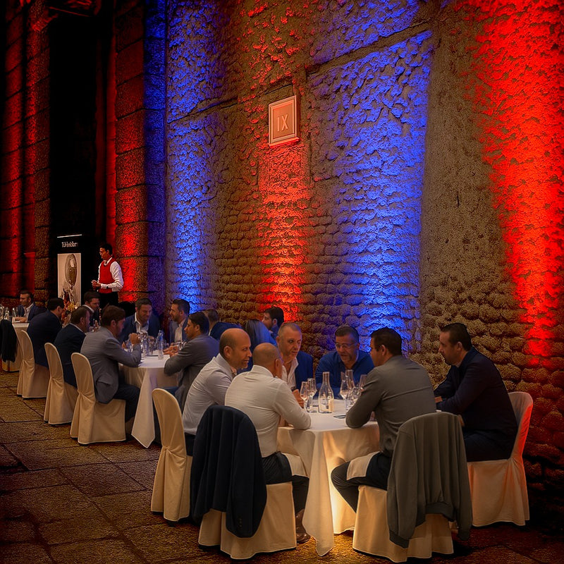 Faretto Smartbat LED da terra a batteria