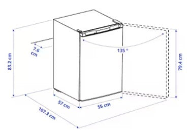 Frigo domestico 100lt
