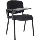 Sedia imbottita NERA con ribaltina