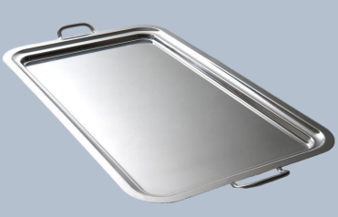 Vassoio inox 48x36 con manici