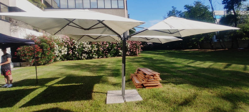 Ombrellone col. Ecru 4 bracci 4x4 (4 da 2x2)