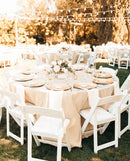 Sedia RITA Bianca Pieghevole con seduta imbottita