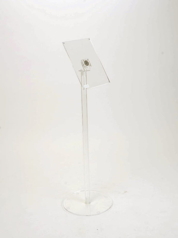 Porta avvisi Total Plexi A4 Verticale o Orizzontale h. 120 cm