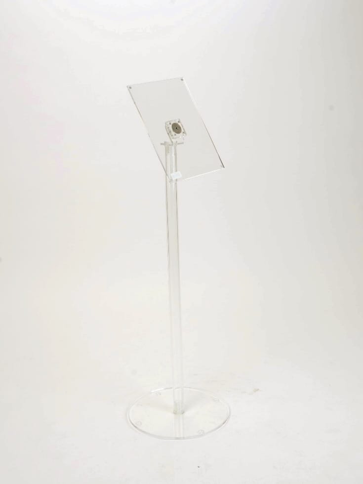 Porta avvisi Total Plexi A4 Verticale o Orizzontale h. 120 cm