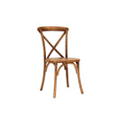 Sedia CROSS effetto Legno Noce