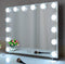 Specchio con luci trucco da tavolo 60x50cm GRIGIO