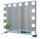 Specchio con luci trucco da tavolo 60x50cm GRIGIO