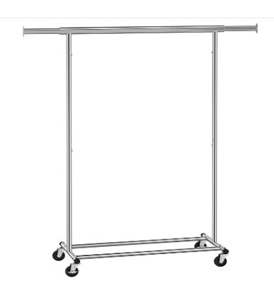 Stender acciaio CROMO con ruote Mod. 2