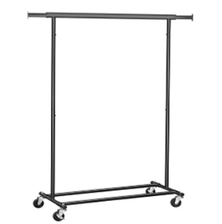 Stender acciaio NERO con ruote