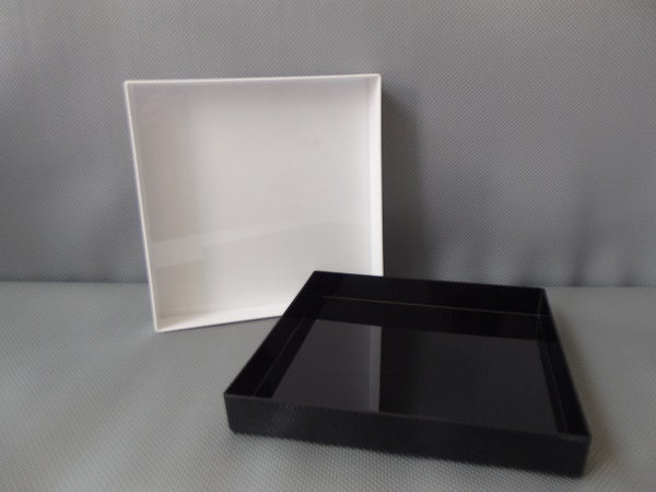 Vassoio quadrato plexiglass BIANCO 40x40