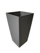 Noleggio Vaso plastica effetto Rattan Milano