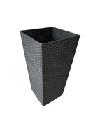 Noleggio Vaso plastica effetto Rattan Milano