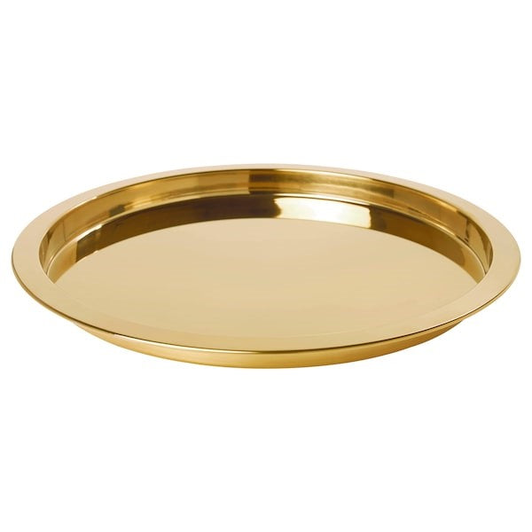 Vassoio Rotondo Oro 38 cm