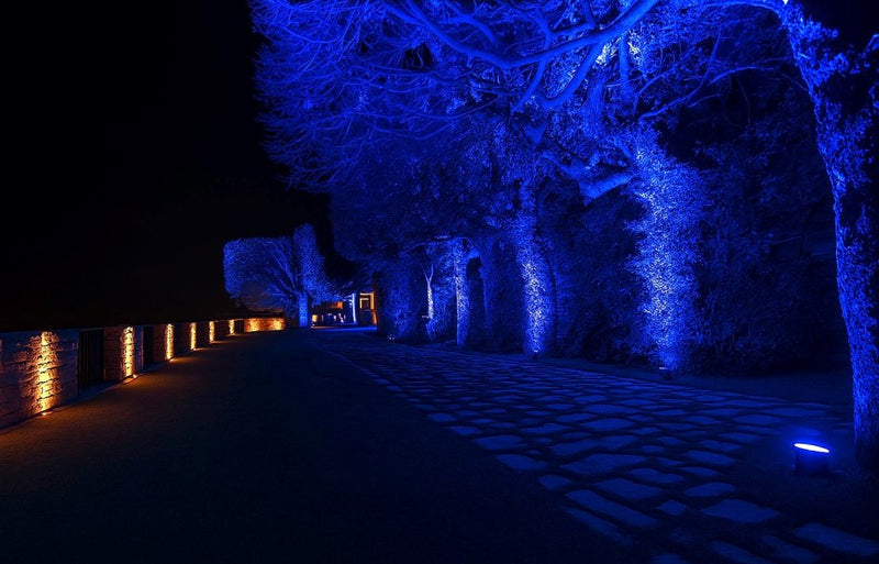 Faretto Smartbat LED da terra a batteria