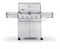 Barbecue INOX 4 fuochi a gas