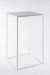 Tavolo Bistrot h.110cm Stile Bianco o Nero