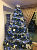 Albero di Natale decorato ARGENTO